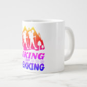 Wandern oder Trekking Jumbo-Tasse (Vorderseite Rechts)