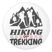 Wandern oder Trekking Keramikknauf (Vorderseite)
