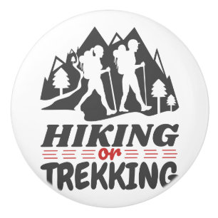 Wandern oder Trekking Keramikknauf