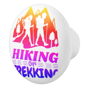 Wandern oder Trekking Keramikknauf