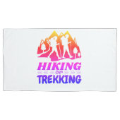 Wandern oder Trekking Kissenbezug (Vorderseite-Links)