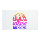 Wandern oder Trekking Kissenbezug (Rückseite-Links)