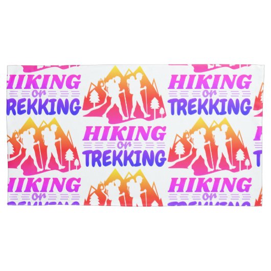 Wandern oder Trekking Kissenbezug (Vorderseite-Links)