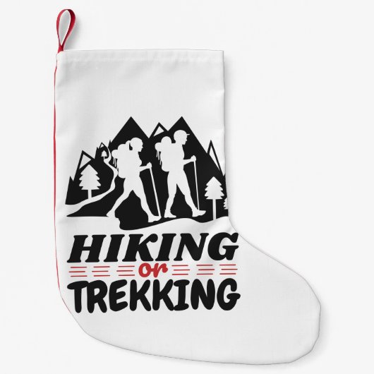 Wandern oder Trekking Kleiner Weihnachtsstrumpf (Vorderseite)