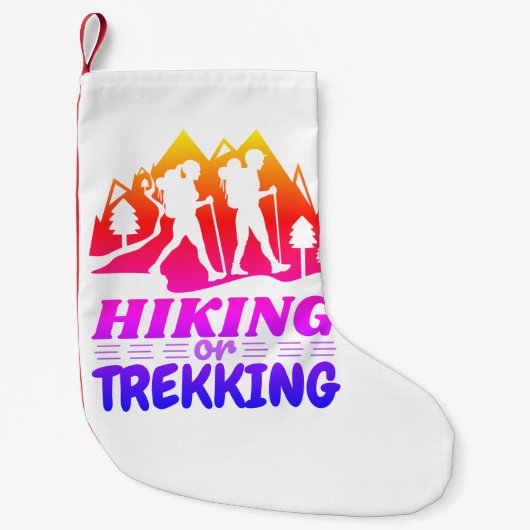 Wandern oder Trekking Kleiner Weihnachtsstrumpf (Vorderseite)