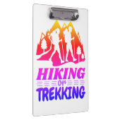 Wandern oder Trekking Klemmbrett (Rechts)