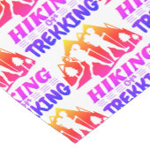 Wandern oder Trekking Kurzer Tischläufer (Ecke)