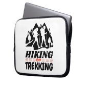 Wandern oder Trekking Laptopschutzhülle (Vorderseite Links)