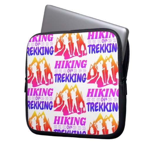 Wandern oder Trekking Laptopschutzhülle (Vorderseite Links)