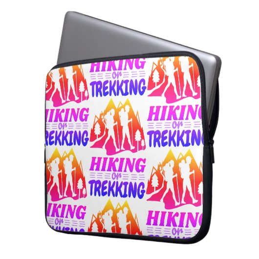 Wandern oder Trekking Laptopschutzhülle (Vorderseite Links)