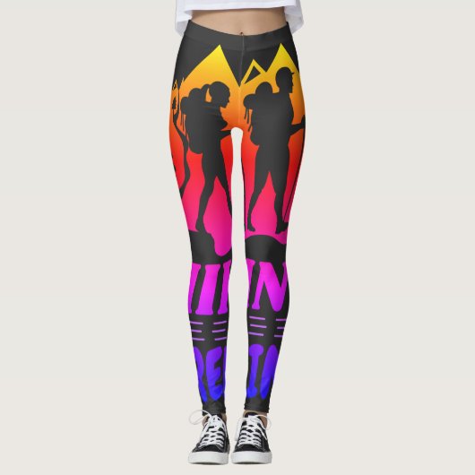 Wandern oder Trekking Leggings (Vorderseite)