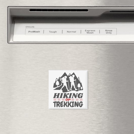 Wandern oder Trekking Magnet (In Situ (Geschirrspüler))