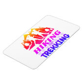 Wandern oder Trekking Magnet (Linke Seite)