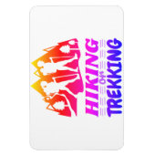 Wandern oder Trekking Magnet (Vertikal)