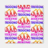 Wandern oder Trekking Magnet (Vorne)