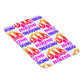 Wandern oder Trekking Magnet (Rechte Seite)