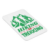 Wandern oder Trekking Magnet (Rechte Seite)