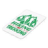 Wandern oder Trekking Magnet (Linke Seite)