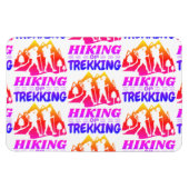 Wandern oder Trekking Magnet (Horizontal)