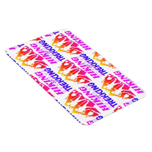 Wandern oder Trekking Magnet (Rechte Seite)