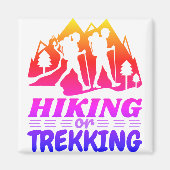 Wandern oder Trekking Magnet (Vorne)