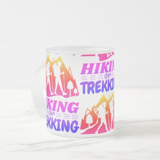 Wandern oder Trekking Mattglastasse (Vorderseite Links)