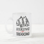 Wandern oder Trekking Mattglastasse (Links)
