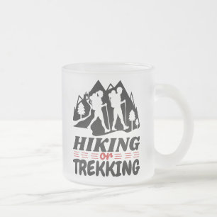 Wandern oder Trekking Mattglastasse