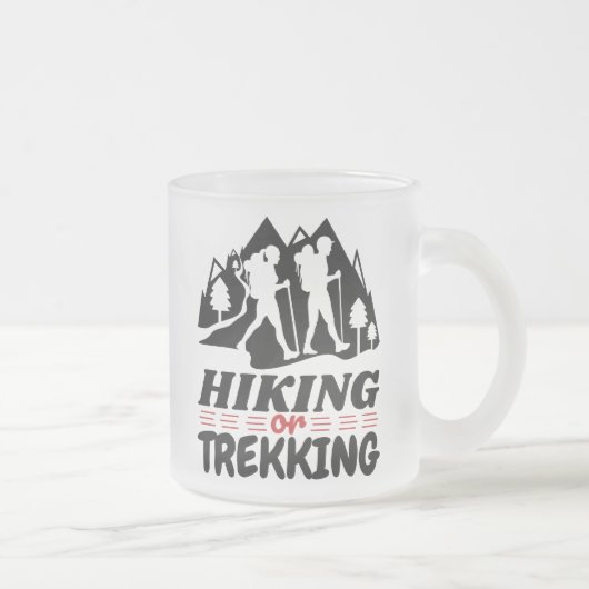 Wandern oder Trekking Mattglastasse (Rechts)