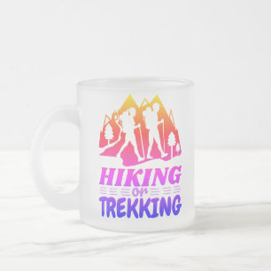 Wandern oder Trekking Mattglastasse