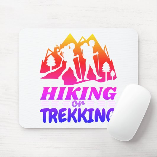 Wandern oder Trekking Mousepad (Mit Mouse)