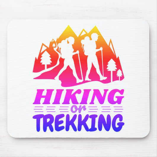 Wandern oder Trekking Mousepad (Vorne)