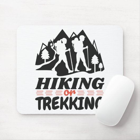 Wandern oder Trekking Mousepad (Mit Mouse)