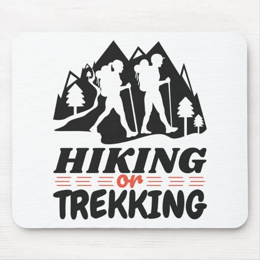 Wandern oder Trekking Mousepad (Vorne)