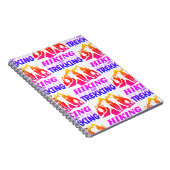 Wandern oder Trekking Notizblock (Rechte Seite)