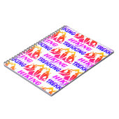 Wandern oder Trekking Notizblock (Linke Seite)