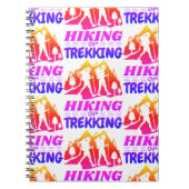 Wandern oder Trekking Notizblock (Vorderseite)