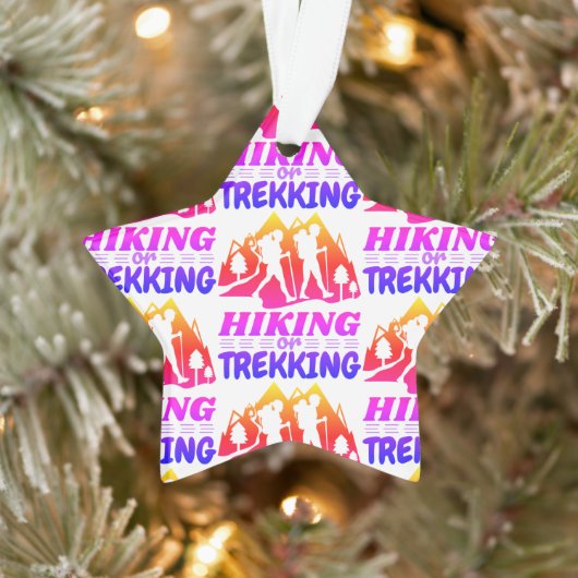 Wandern oder Trekking Ornament (Baum)