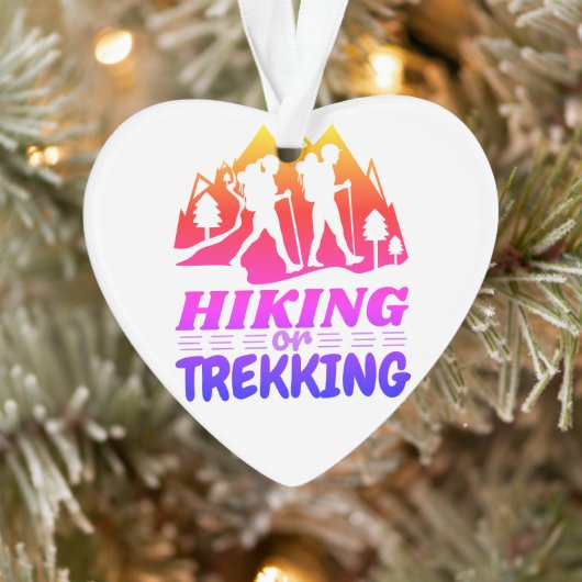 Wandern oder Trekking Ornament (Baum)