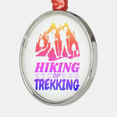 Wandern oder Trekking Ornament Aus Metall (Links)