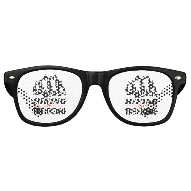 Wandern oder Trekking Partybrille (Vorderseite)