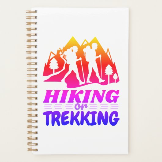 Wandern oder Trekking Planer (Vorderseite)