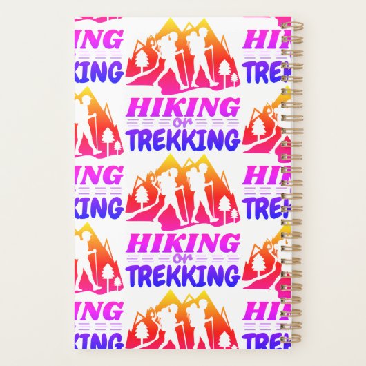 Wandern oder Trekking Planer (Rückseite)