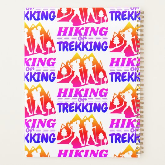 Wandern oder Trekking Planer (Rückseite)