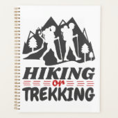 Wandern oder Trekking Planer (Vorderseite)