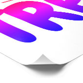 Wandern oder Trekking Poster (Ecke)