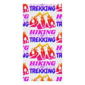 Wandern oder Trekking Poster (Vorderseite)