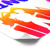 Wandern oder Trekking Poster (Ecke)