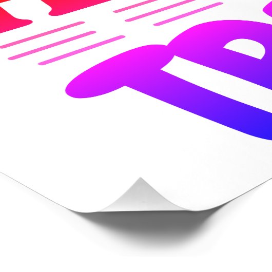 Wandern oder Trekking Poster (Ecke)