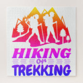 Wandern oder Trekking Puzzle (Vertikal)